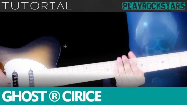 Como tocar CIRICE de ghost en guitarra - TUTORIAL PLAYROCKSTARZ
