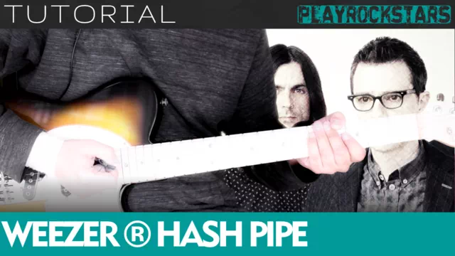 Como tocar HASH PIPE de weezer en guitarra - TUTORIAL PLAYROCKSTARZ