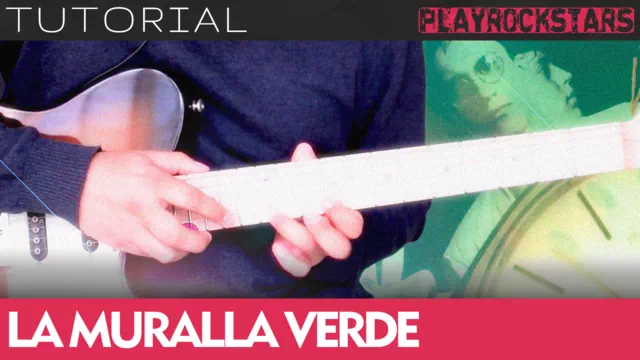 Como tocar LA MURALLA VERDE de enanitos verdes en guitarra - TUTORIAL PLAYROCKSTARZ