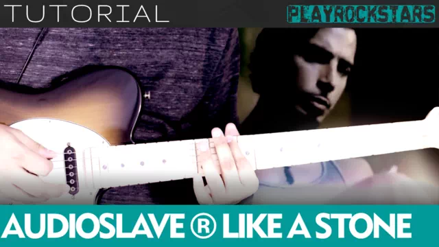 Como tocar LIKE A STONE de audioslave en guitarra - TUTORIAL PLAYROCKSTARZ