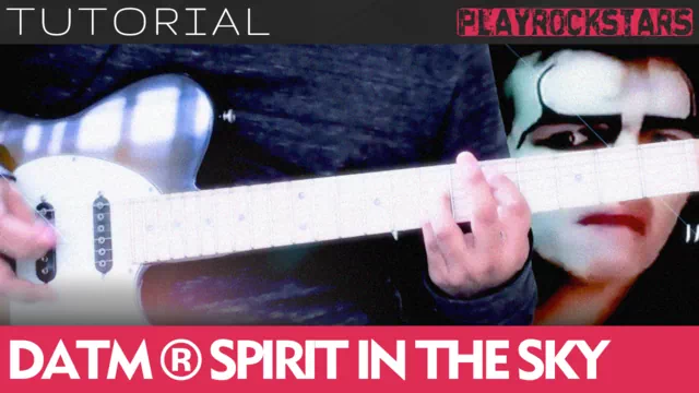 Como tocar SPIRIT IN THE SKY de doctor and the medics en guitarra - TUTORIAL PLAYROCKSTARZ