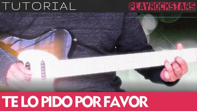 Como tocar TE LO PIDO POR FAVOR de jaguares en guitarra - TUTORIAL PLAYROCKSTARZ