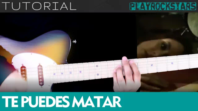 Como tocar TE PUEDES MATAR de los daniels en guitarra - TUTORIAL PLAYROCKSTARZ