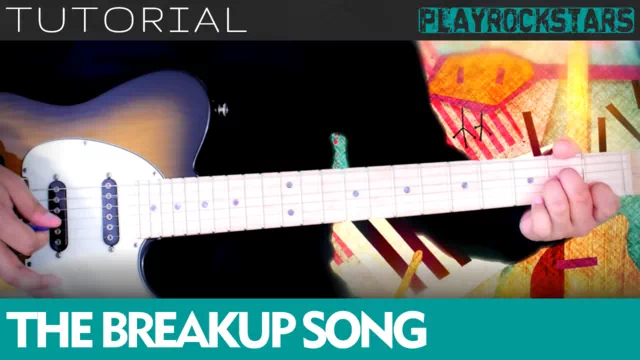 Como tocar THE BREAKUP SONG de greg kihn band en guitarra - TUTORIAL PLAYROCKSTARZ