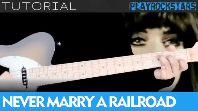 Como tocar NEVER MARRY A RAILROAD MAN de shocking blue en guitarra - TUTORIAL PLAYROCKSTARZ