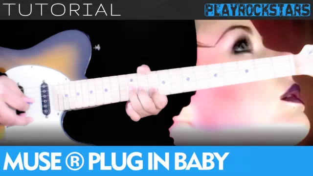 Como tocar PLUG IN BABY de muse en guitarra - TUTORIAL PLAYROCKSTARZ