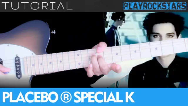 Como tocar SPECIAL K de placebo en guitarra - TUTORIAL PLAYROCKSTARZ