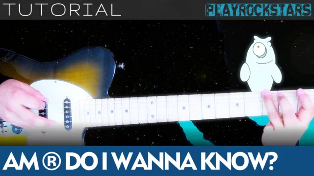 Como tocar DO I WANNA KNOW en guitarra - Arctic Monkeys TUTORIAL PLAYROCKSTARZ