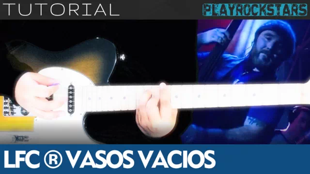 Como tocar VASOS VACIOS en guitarra - Los Fabulosos Cadillacs TUTORIAL PLAYROCKSTARZ