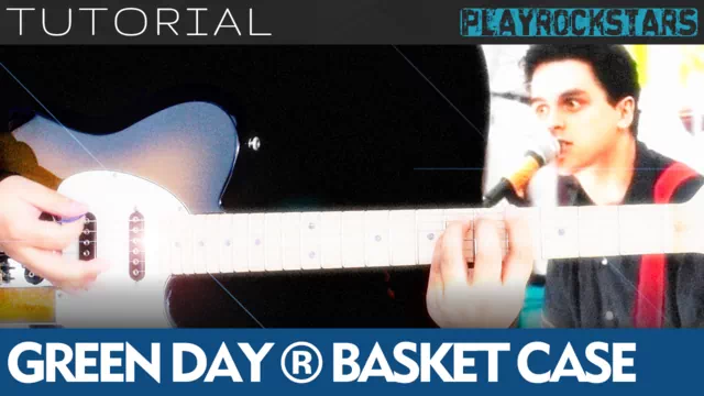 Como tocar BASKET CASE en guitarra - Green Day TUTORIAL PLAYROCKSTARZ