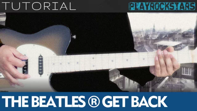 Como tocar GET BACK en guitarra - The Beatles TUTORIAL PLAYROCKSTARZ