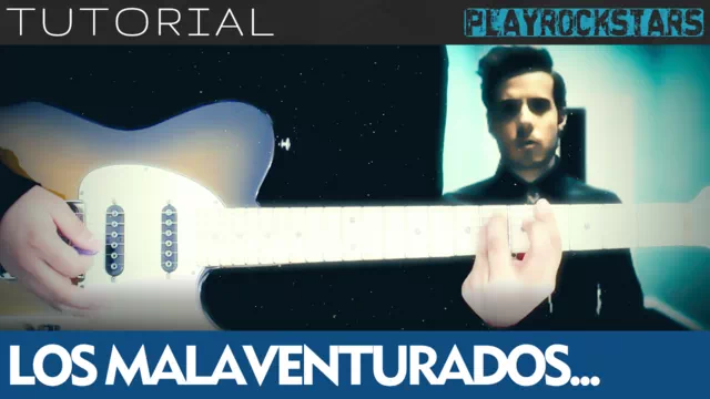 Como tocar LOS MALAVENTURADOS NO LLORAN en guitarra - Panda TUTORIAL PLAYROCKSTARZ