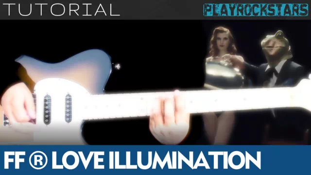 Como tocar LOVE ILLUMINATION en guitarra - Franz Ferdinand TUTORIAL PLAYROCKSTARZ