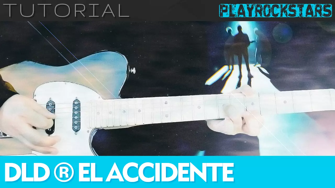 como tocar EL ACCIDENTE en guitarra - DLD TUTORIAL PLAYROCKSTARZ