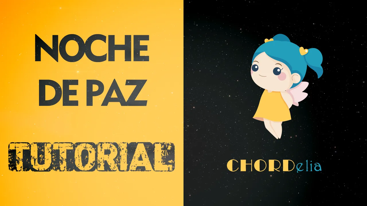 Como-tocar-NOCHE-DE-PAZ-en-guitarra-Andrea-Bocelli-TUTORIAL-CHORDelia-PLAYROCKSTARZ